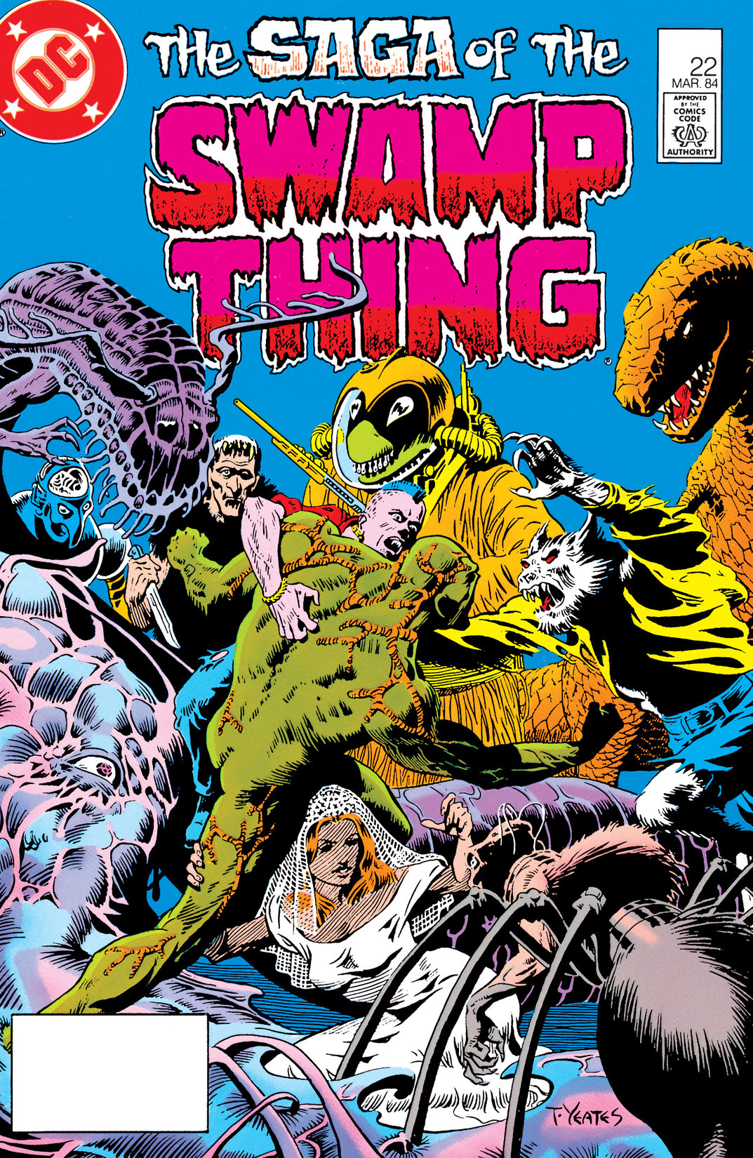 The Saga of the Swamp Thing (1982-) #22 preview images