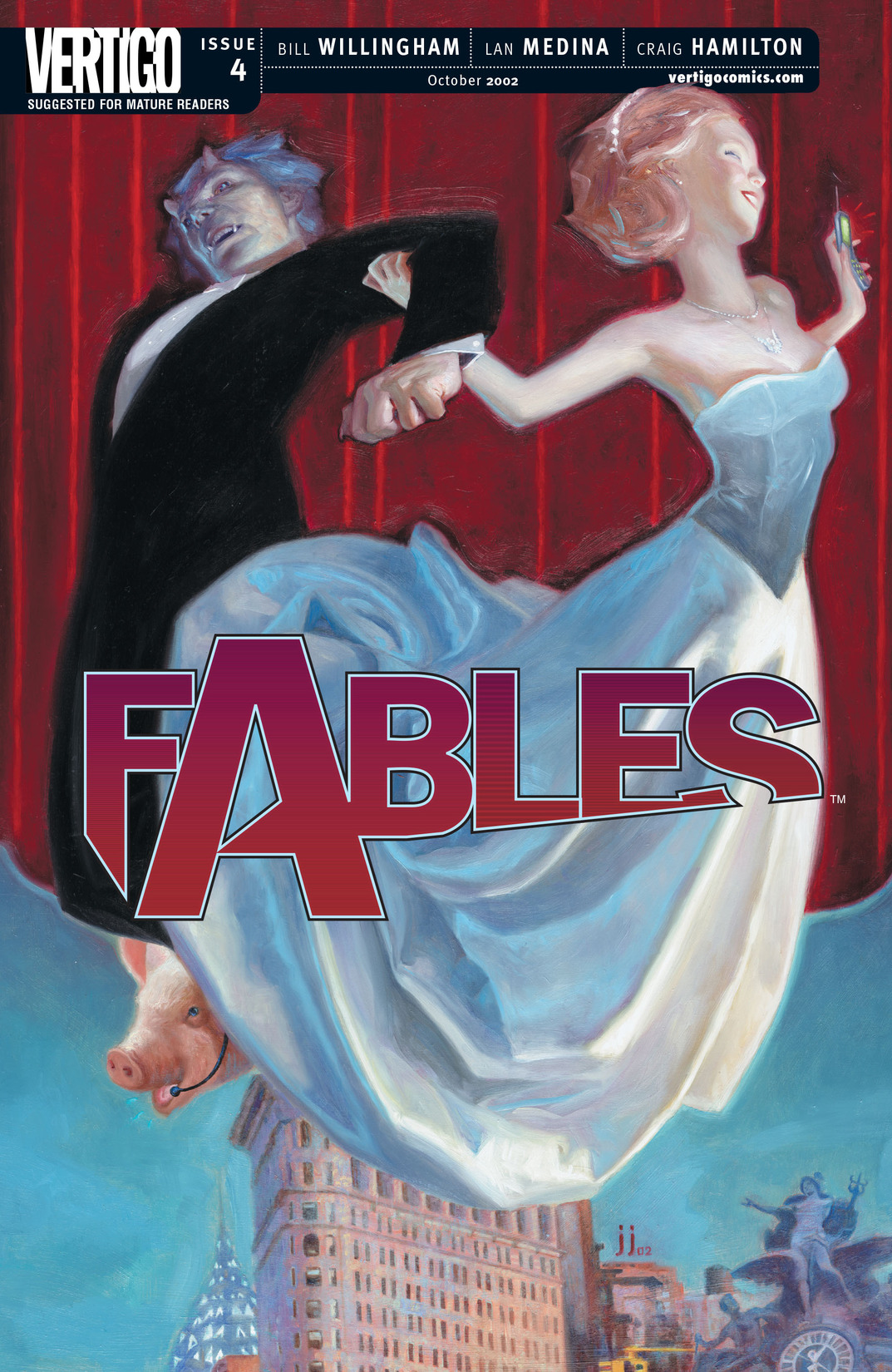 Fables #4 preview images