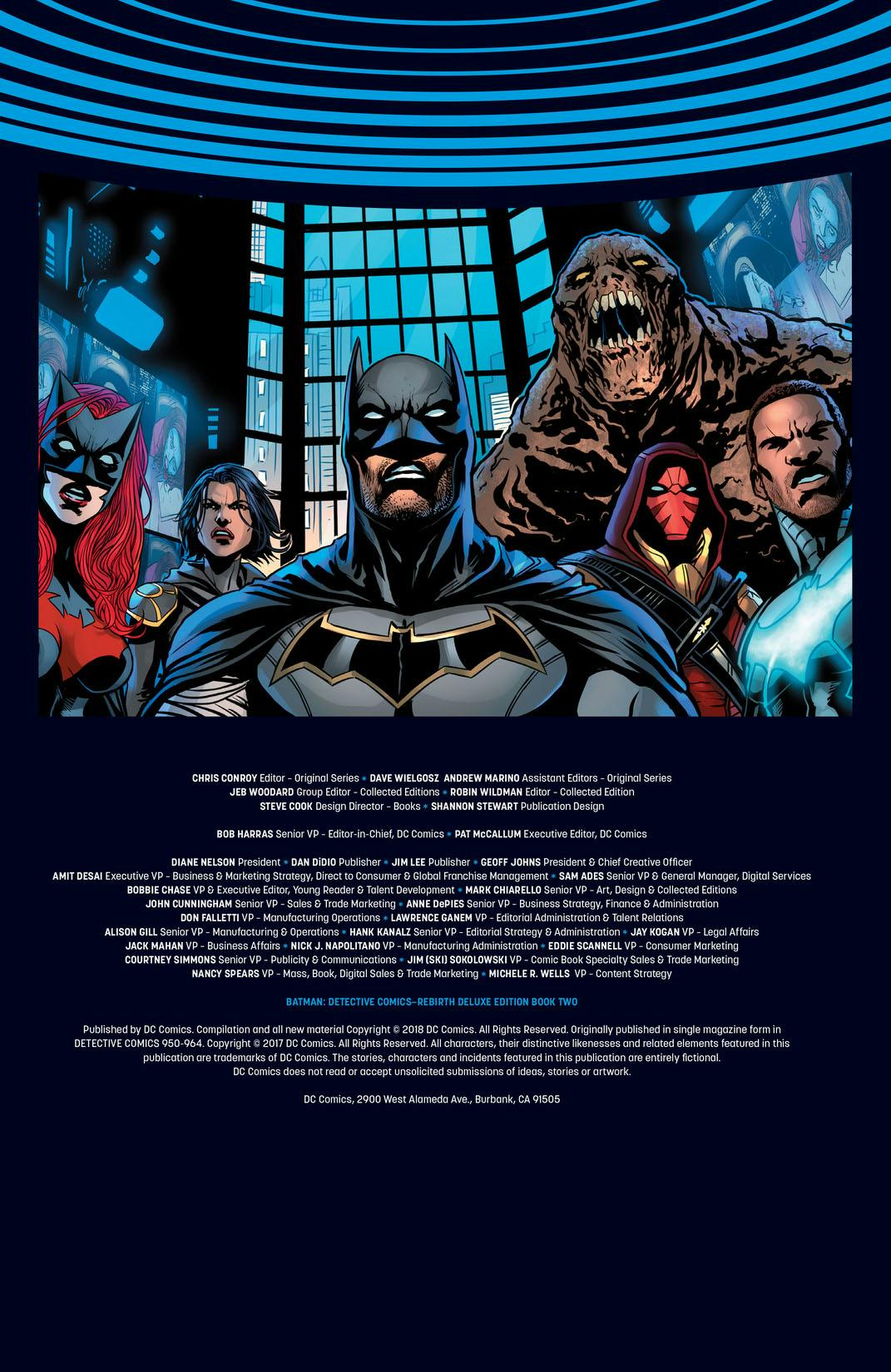 Batman - Detective Comics: The Rebirth Deluxe Edition Book 2