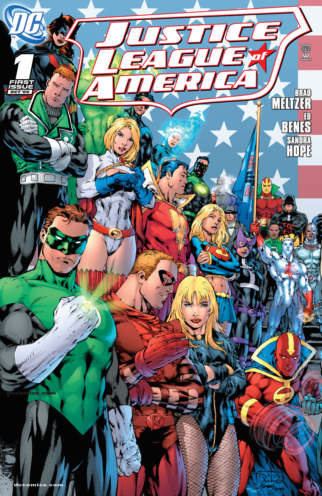 Justice League of America (2006-) #1 preview images
