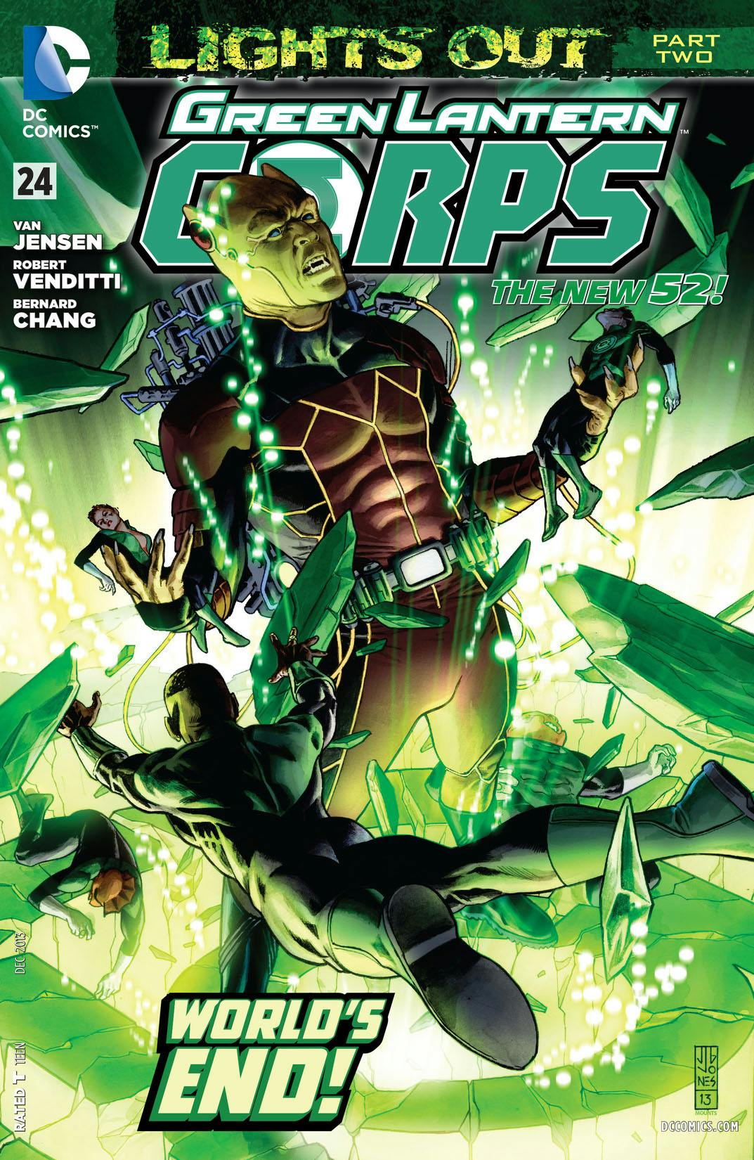 Green Lantern Corps (2011-) #24 preview images