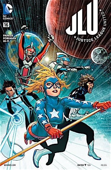 Justice League United #16 preview images