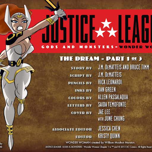 Justice League: Gods & Monsters - Wonder Woman series preview1