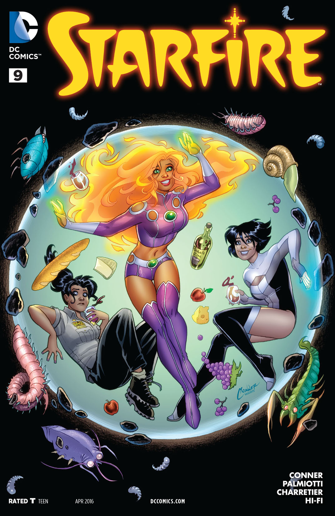 Starfire #9 preview images