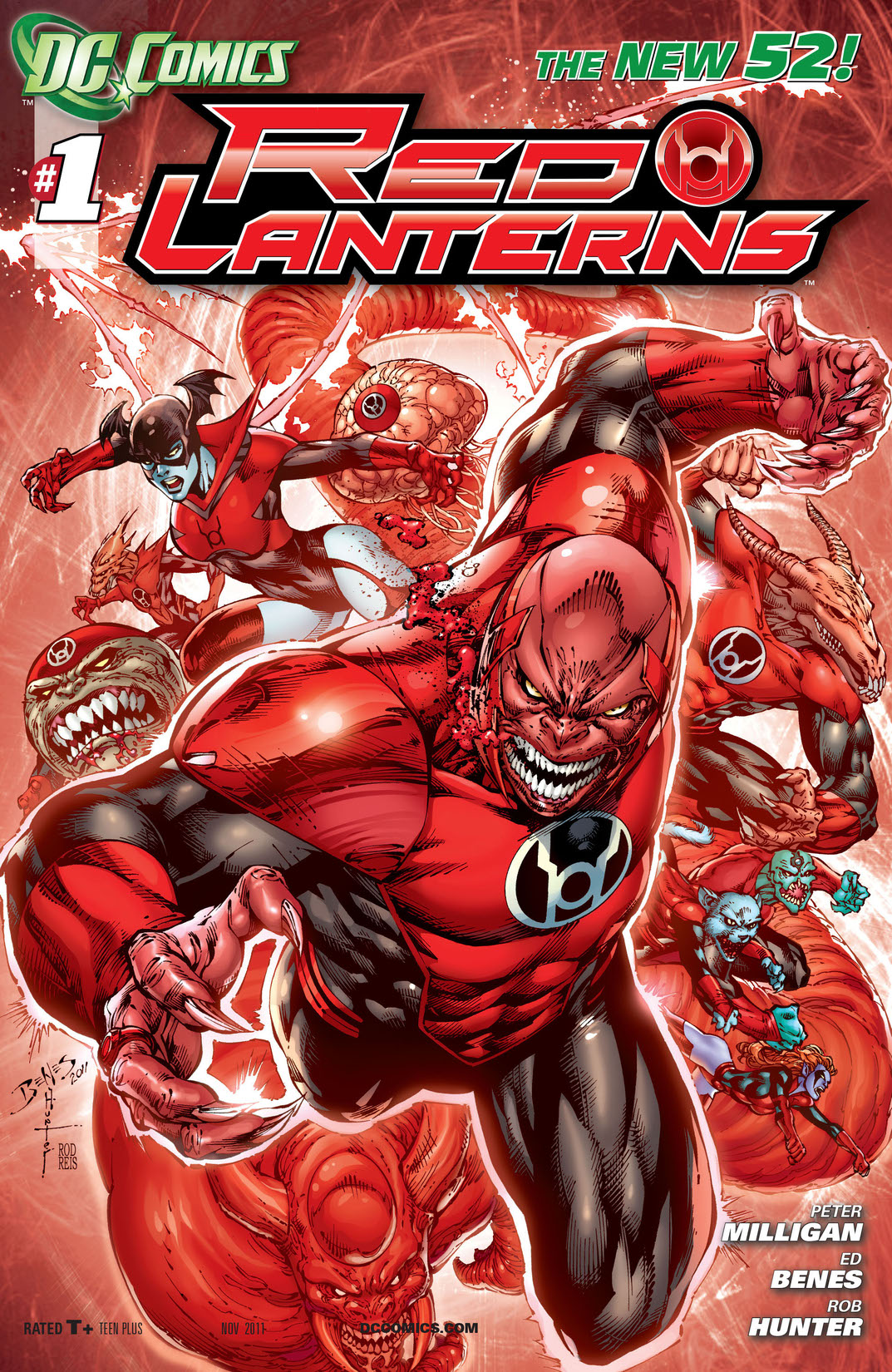 Red Lanterns #1 preview images