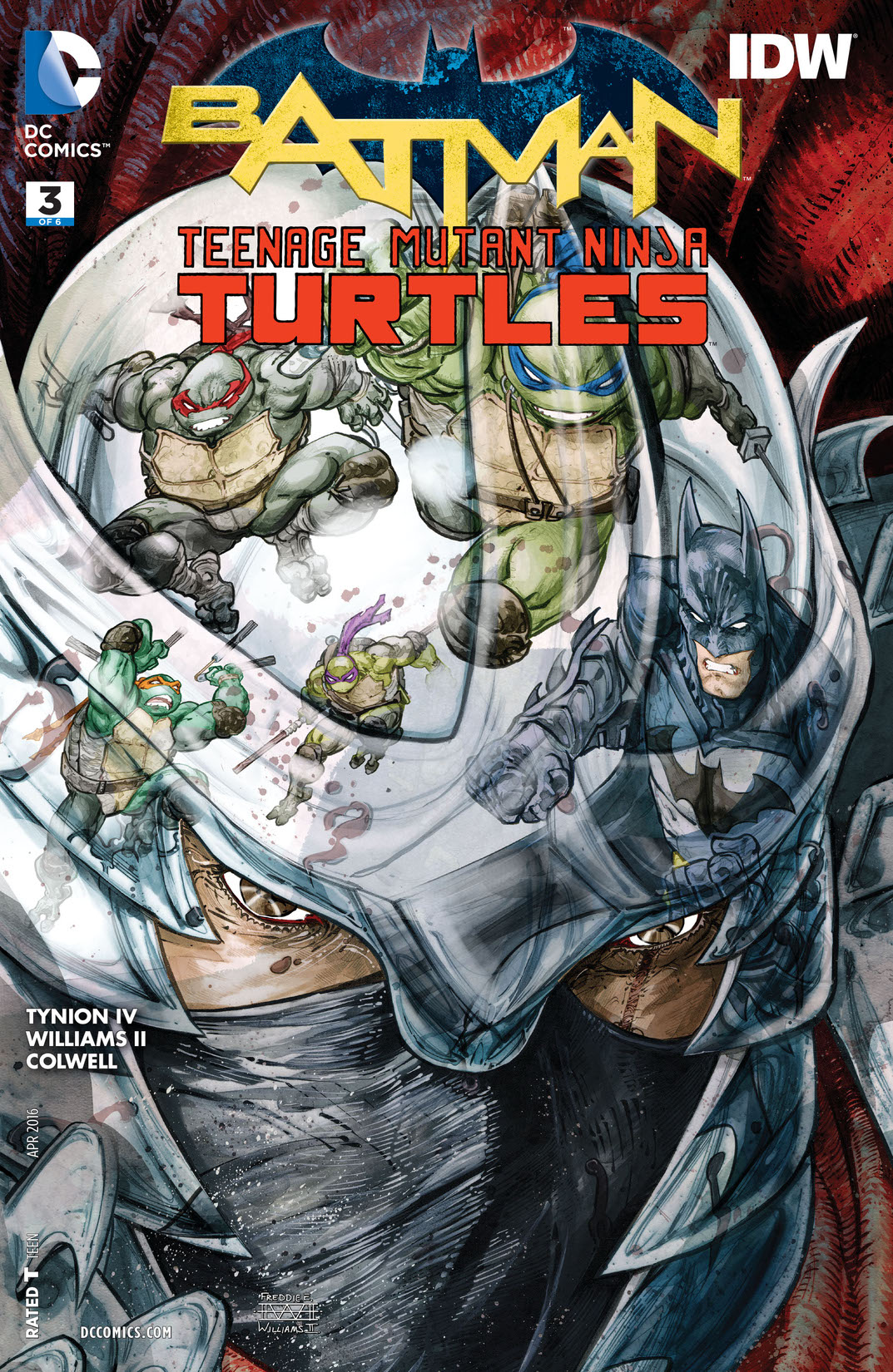 Batman/Teenage Mutant Ninja Turtles #3 preview images