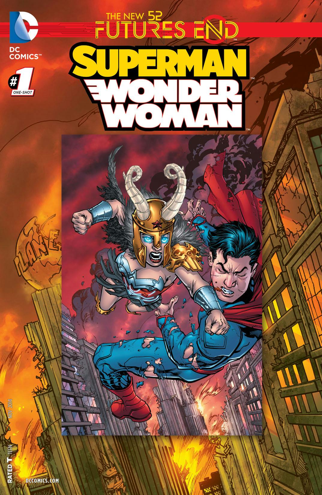 Superman/Wonder Woman: Futures End #1 preview images
