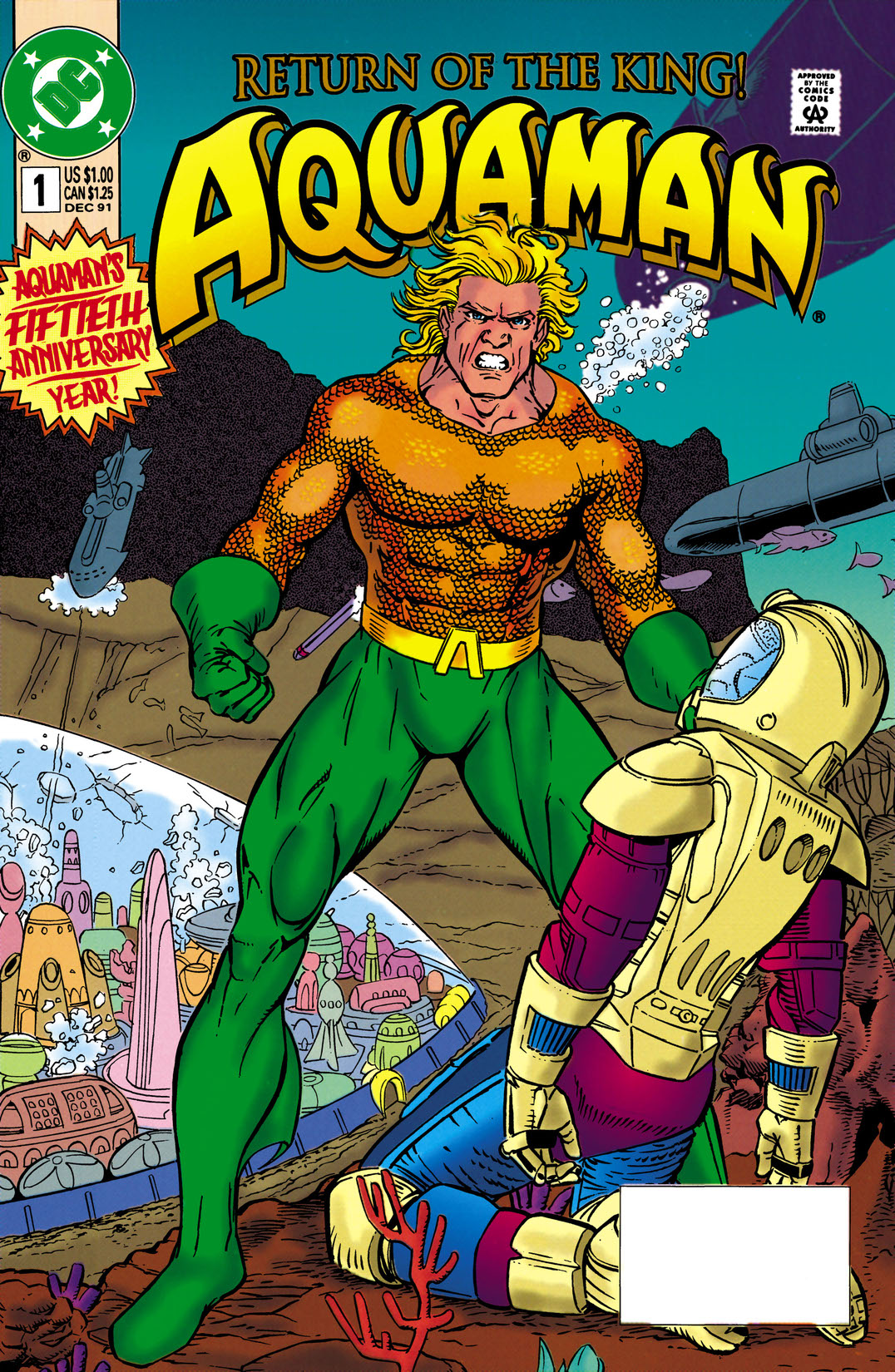 Aquaman ('91 series) (1991-) #1 preview images