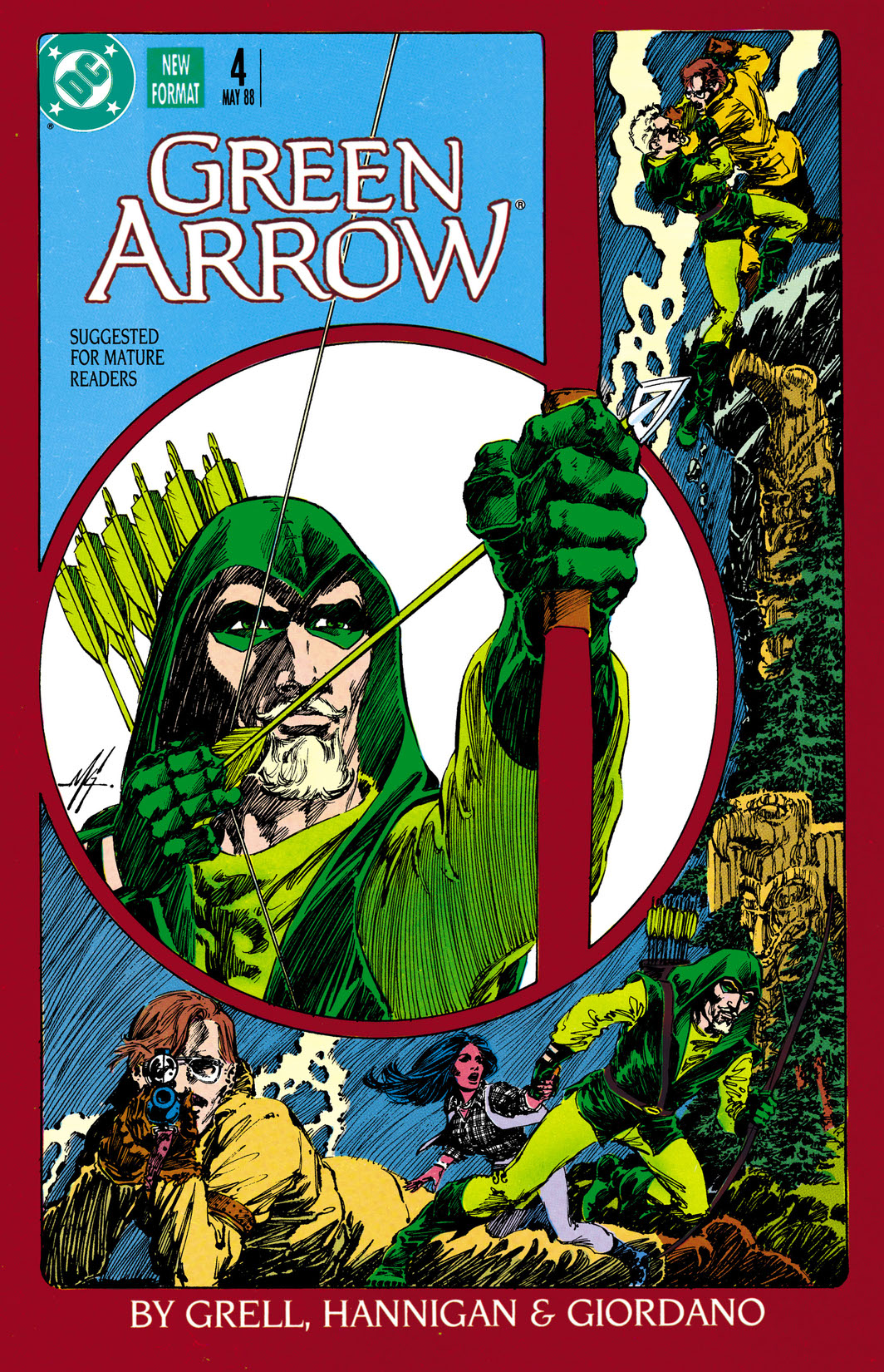Green Arrow #2 March 1988 DC Comics Grell Hannigan Giordano 