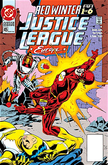 Justice League Europe #45 preview images