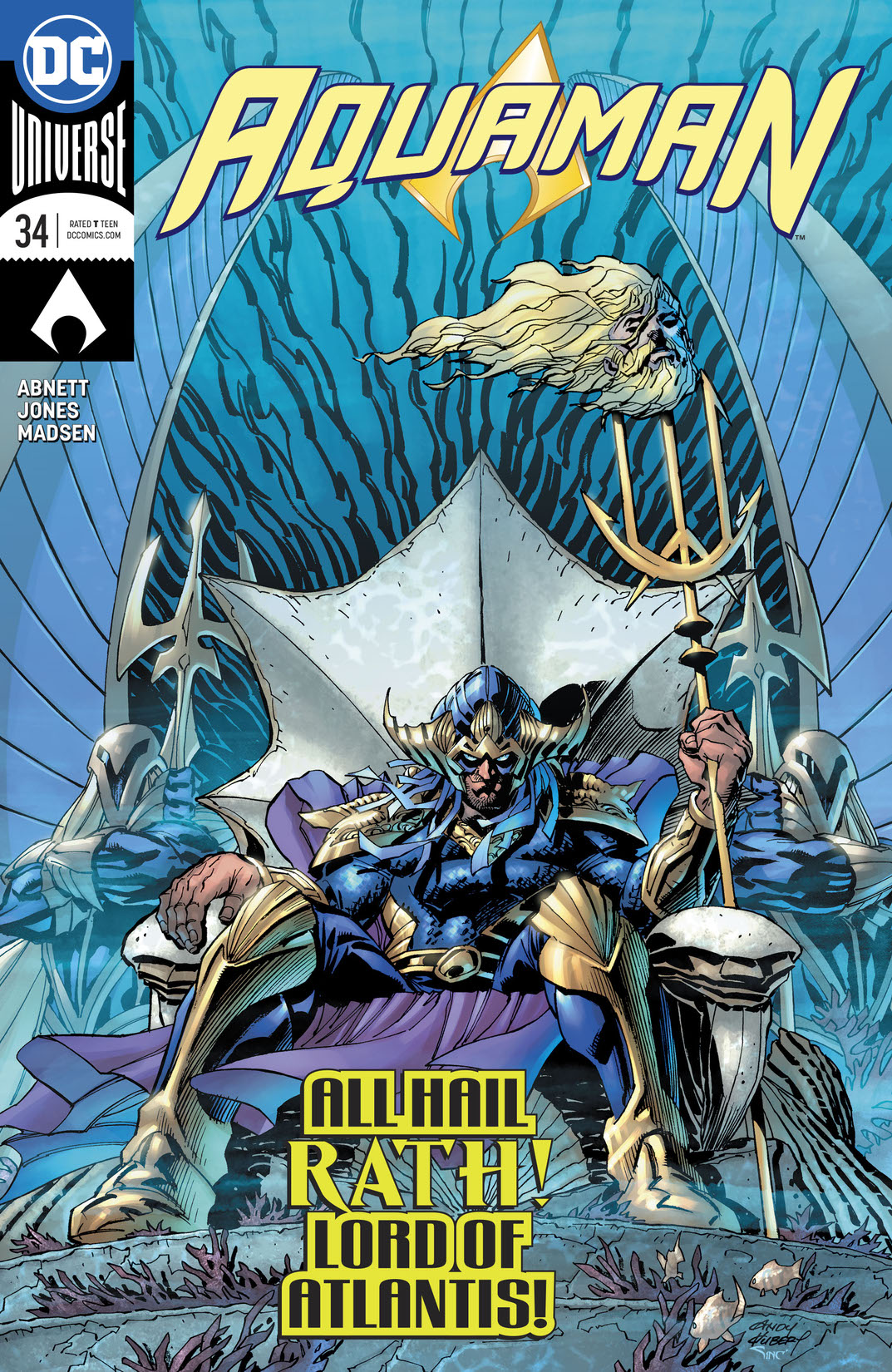 Aquaman (2016-) #34 preview images