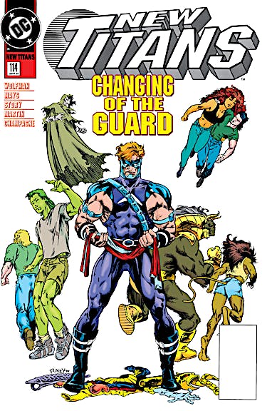 The New Titans #114 preview images