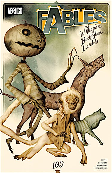 Fables #109 preview images