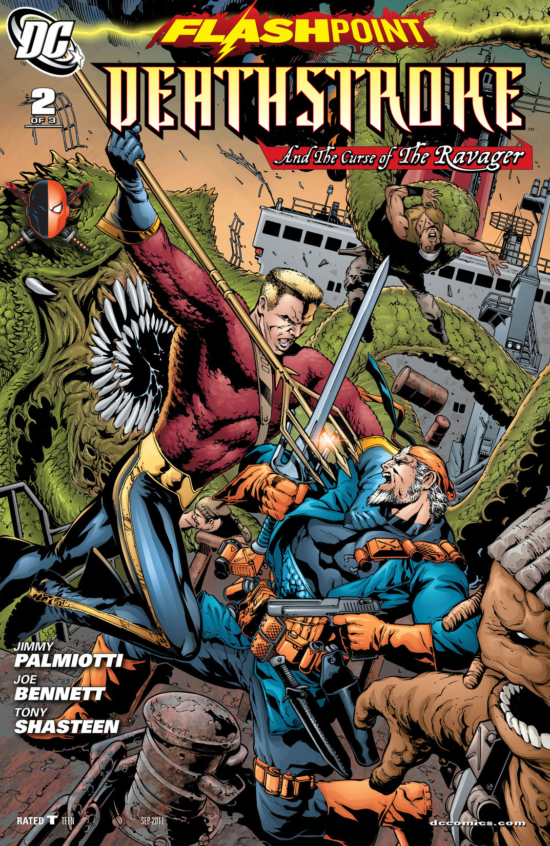 Flashpoint: Deathstroke & the Curse of the Ravager #2 preview images