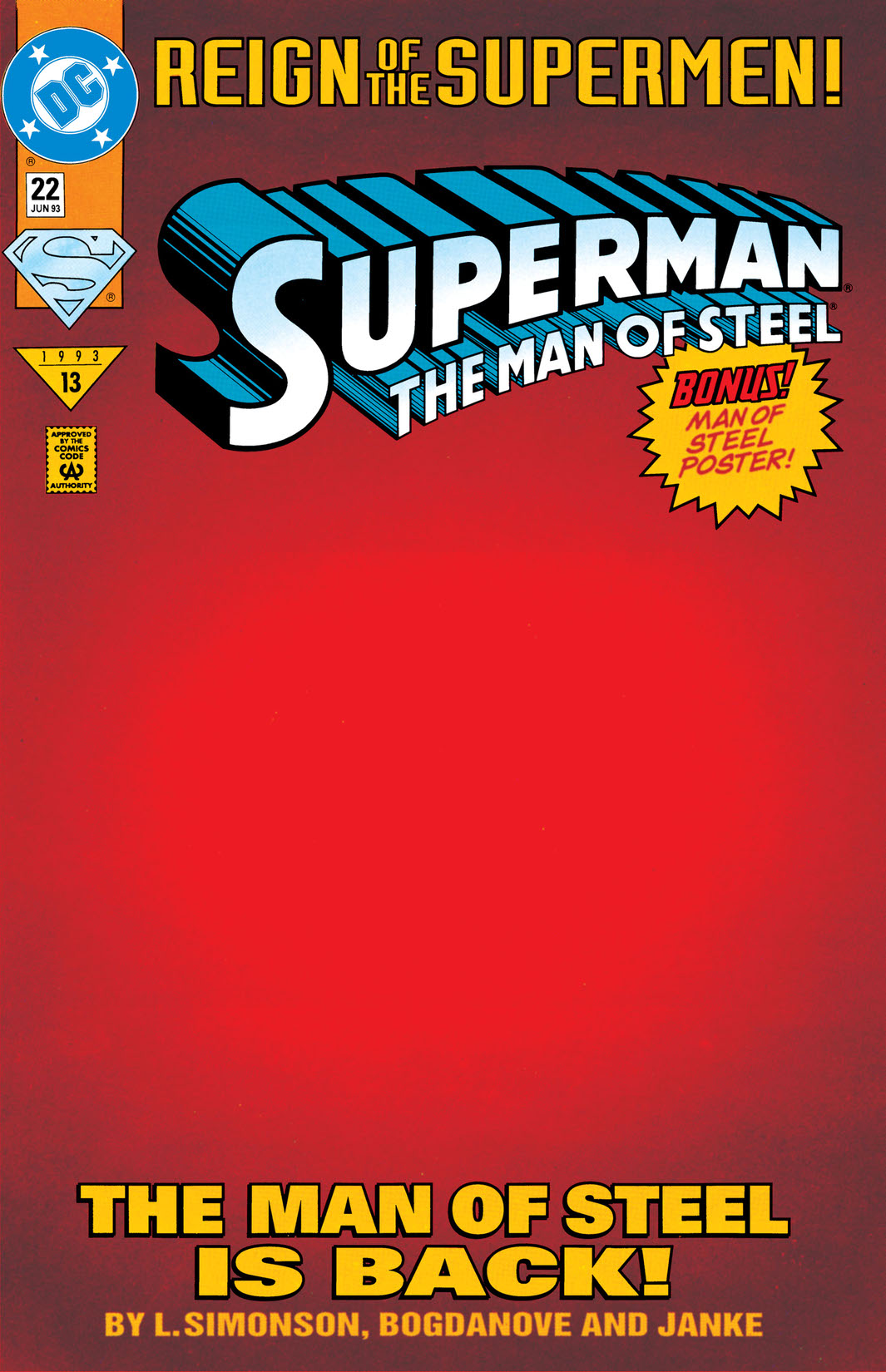 Superman: The Man of Steel #22 preview images