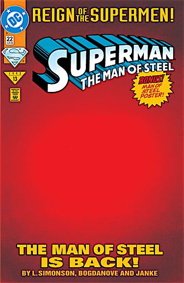 Superman: The Man of Steel #22 preview images