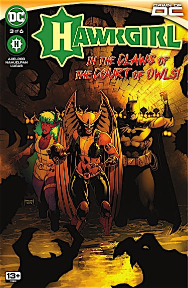 Hawkgirl #3 preview images