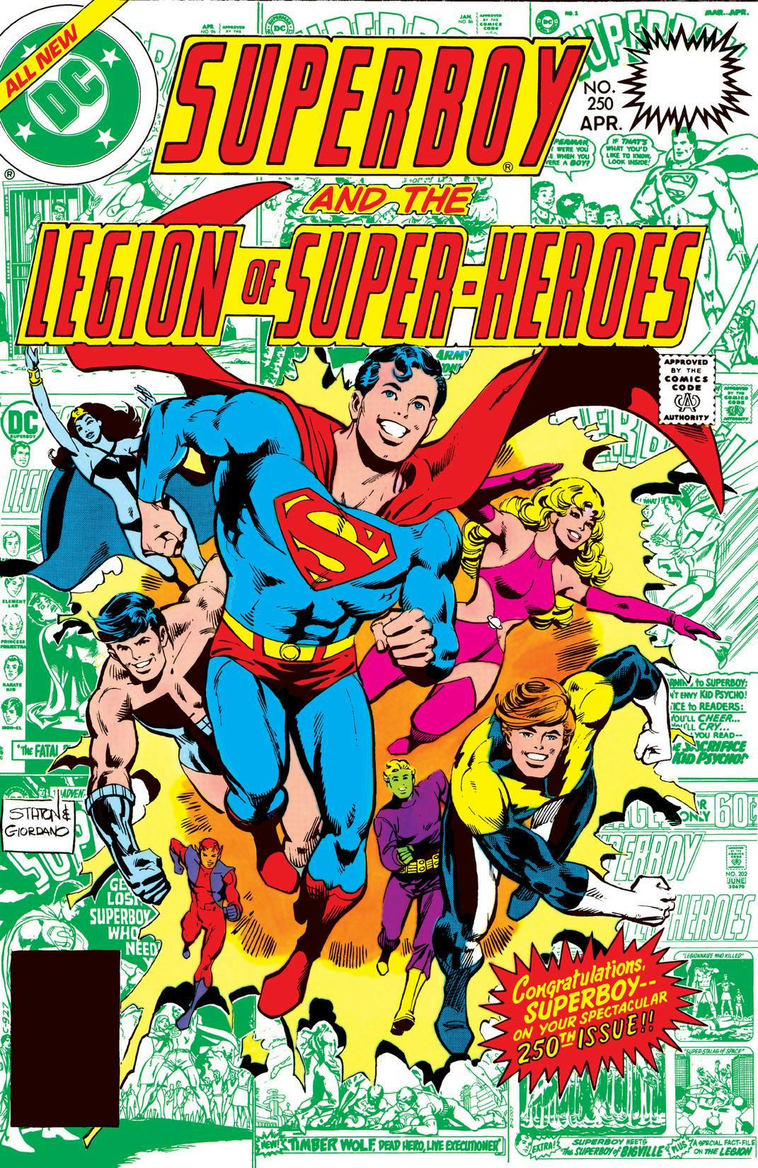 Superboy and the Legion of Super-Heroes (1977-) #250
