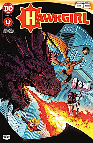 Hawkgirl #4 preview images