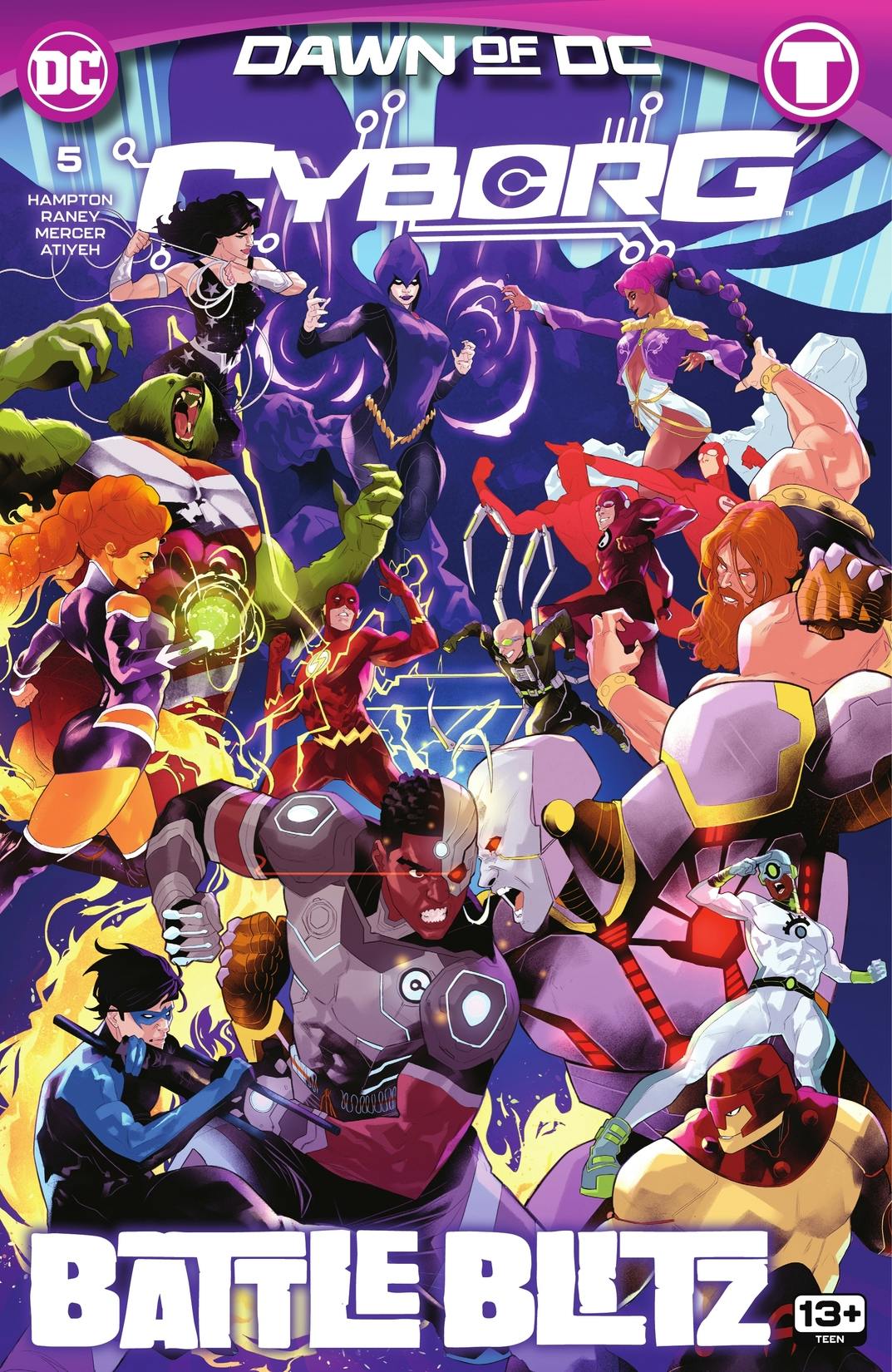 Cyborg #5 preview images