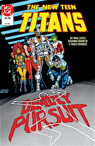 The New Teen Titans #32 preview images