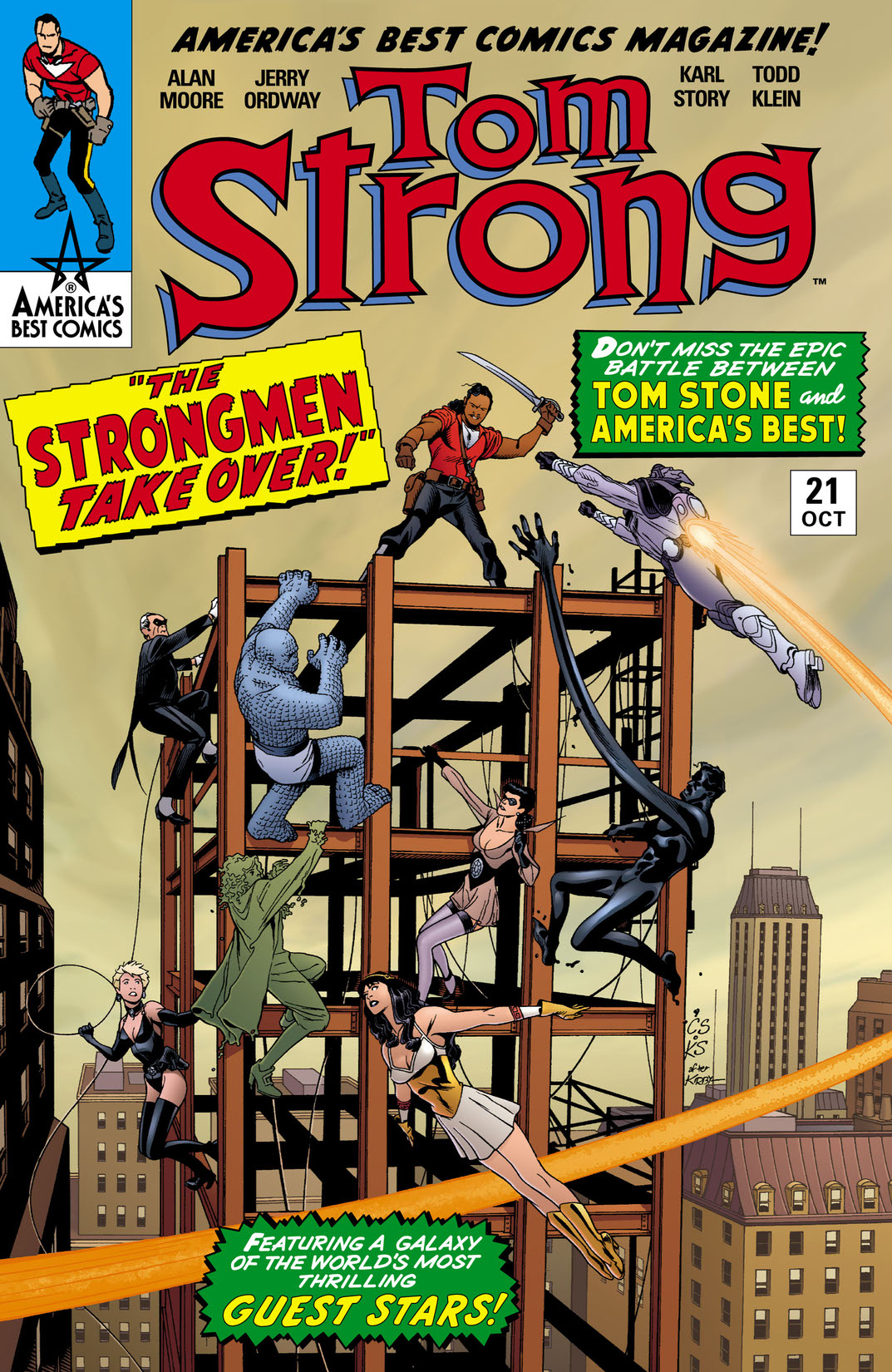 Tom Strong #21 preview images