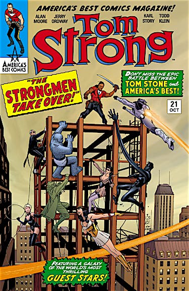 Tom Strong #21 preview images