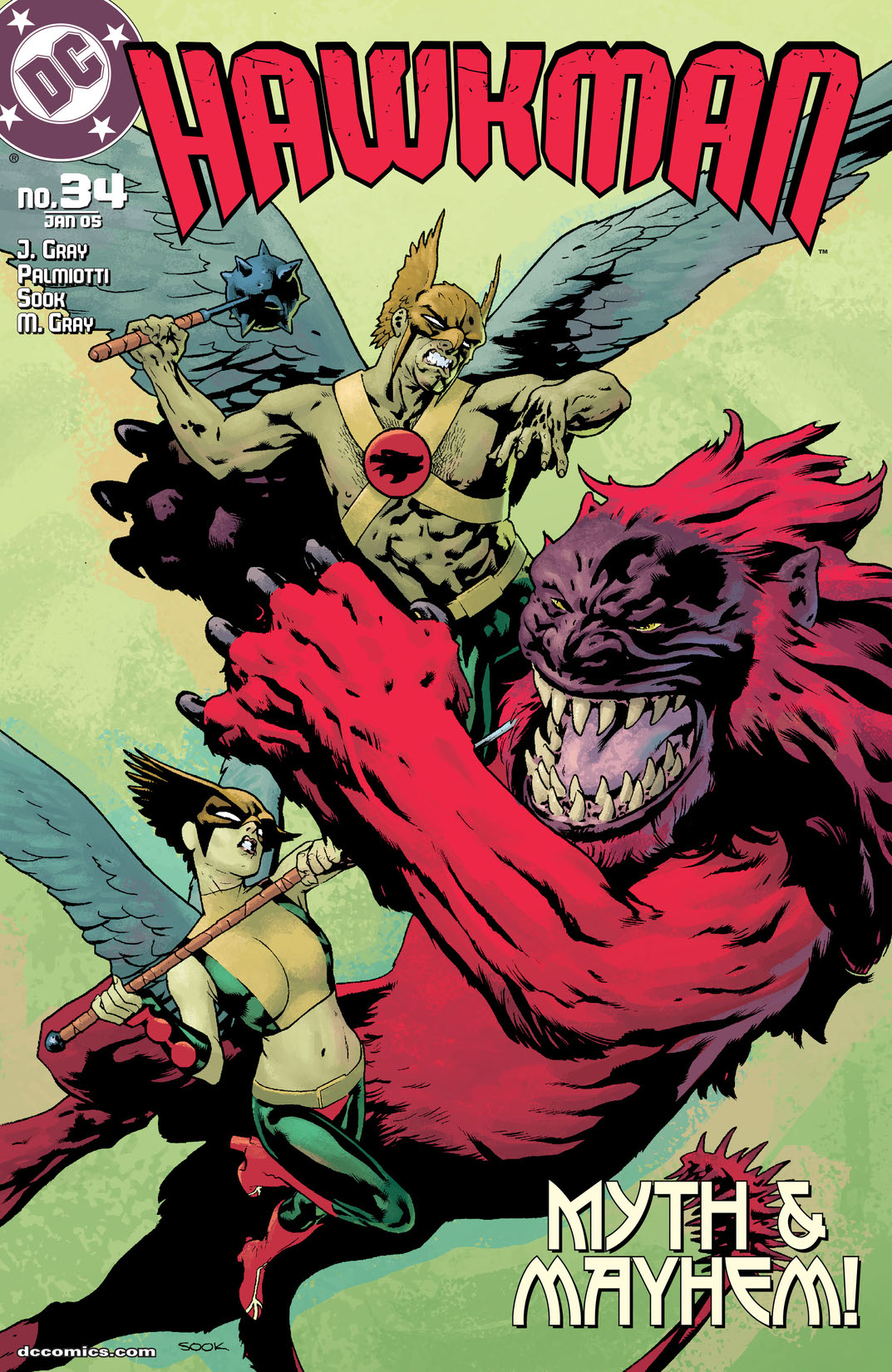 Hawkman (2002-) #34 preview images