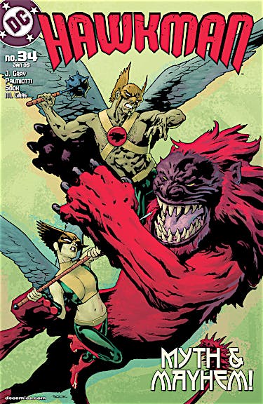 Hawkman (2002-) #34 preview images
