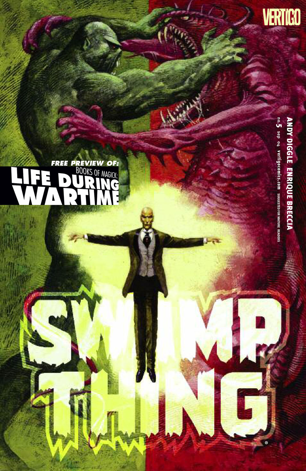 Swamp Thing (2004-) #5 preview images