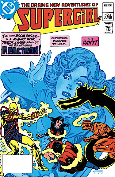 The Daring New Adventures of Supergirl #8 preview images