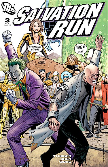 Salvation Run #3 preview images