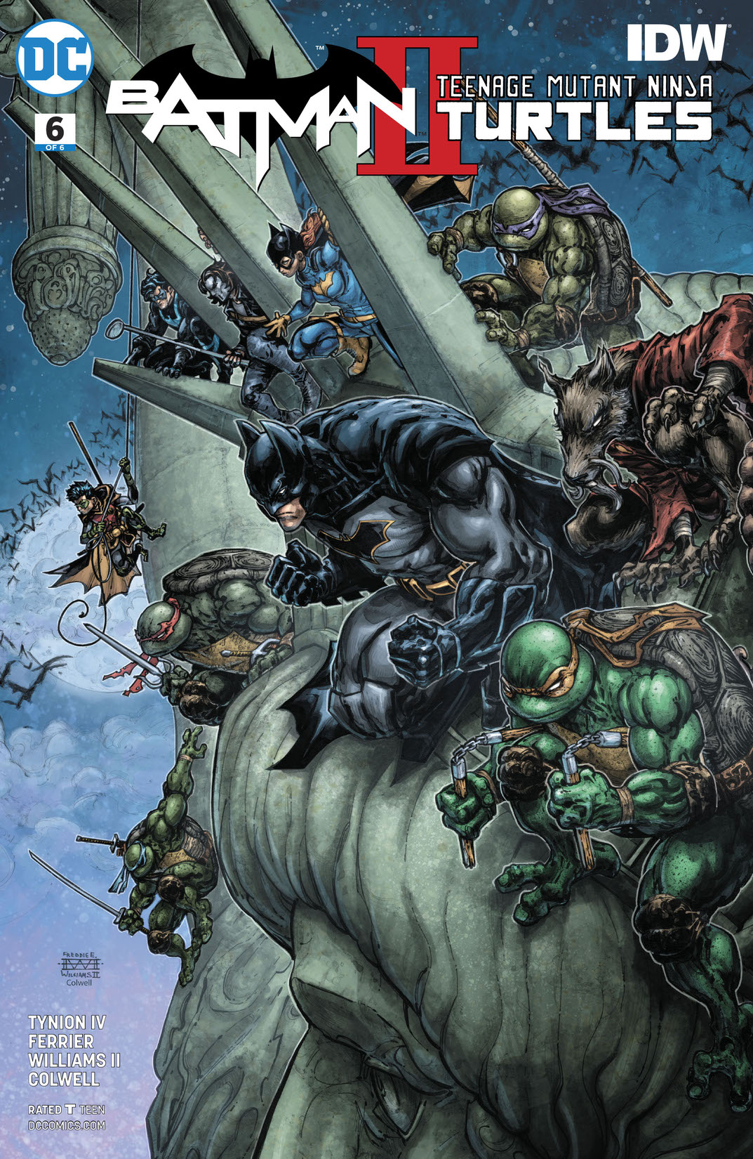 Batman/Teenage Mutant Ninja Turtles II #6 preview images