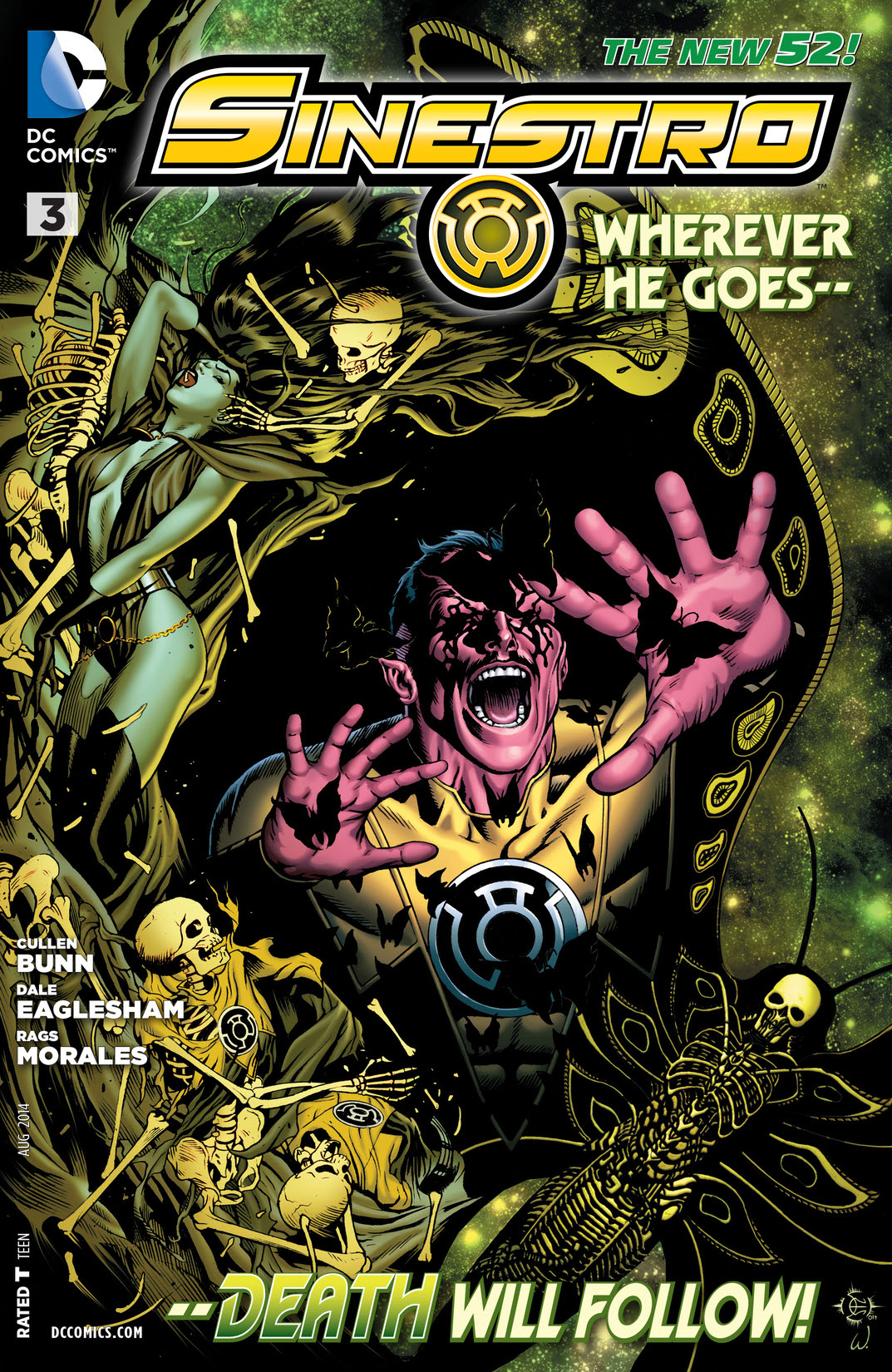 Sinestro #3 preview images