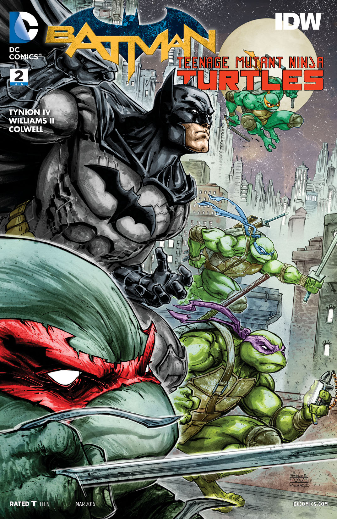 Batman/Teenage Mutant Ninja Turtles #2 preview images