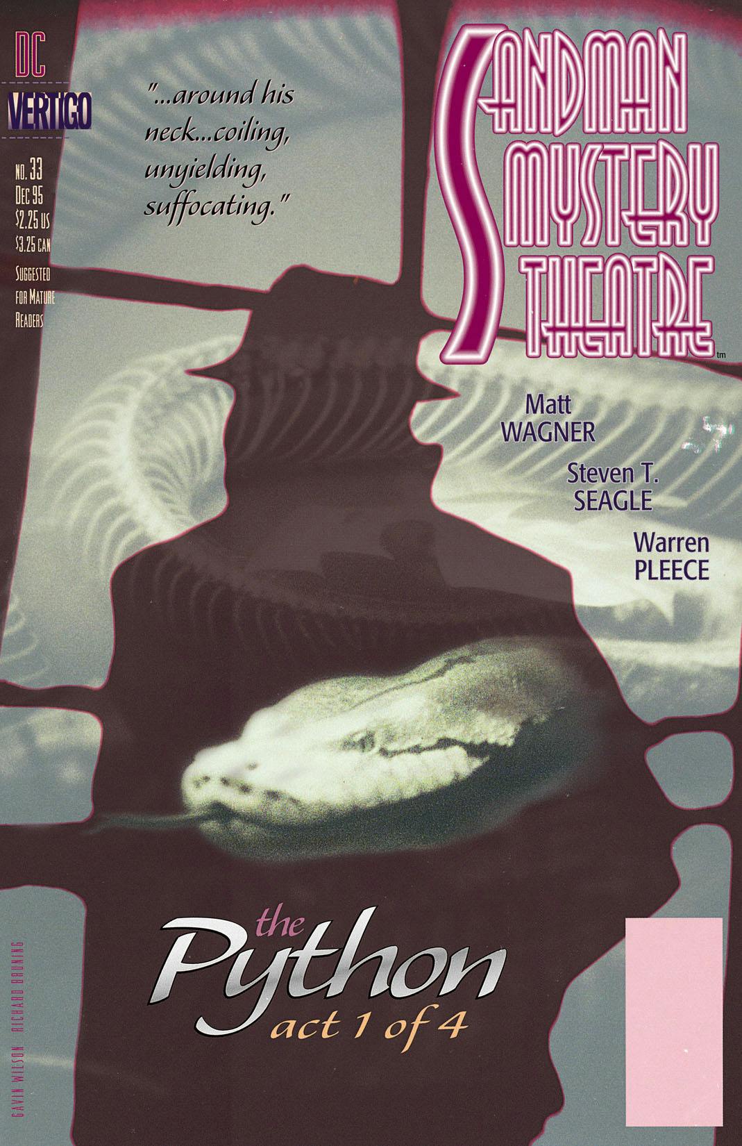 Sandman Mystery Theatre #33 preview images