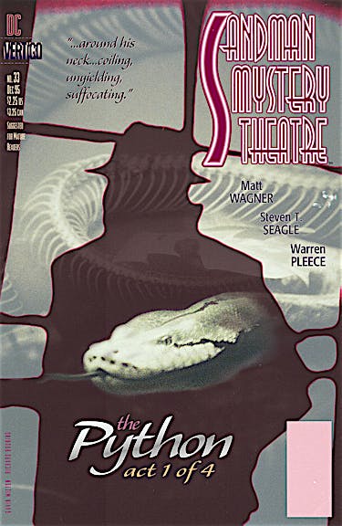 Sandman Mystery Theatre #33 preview images