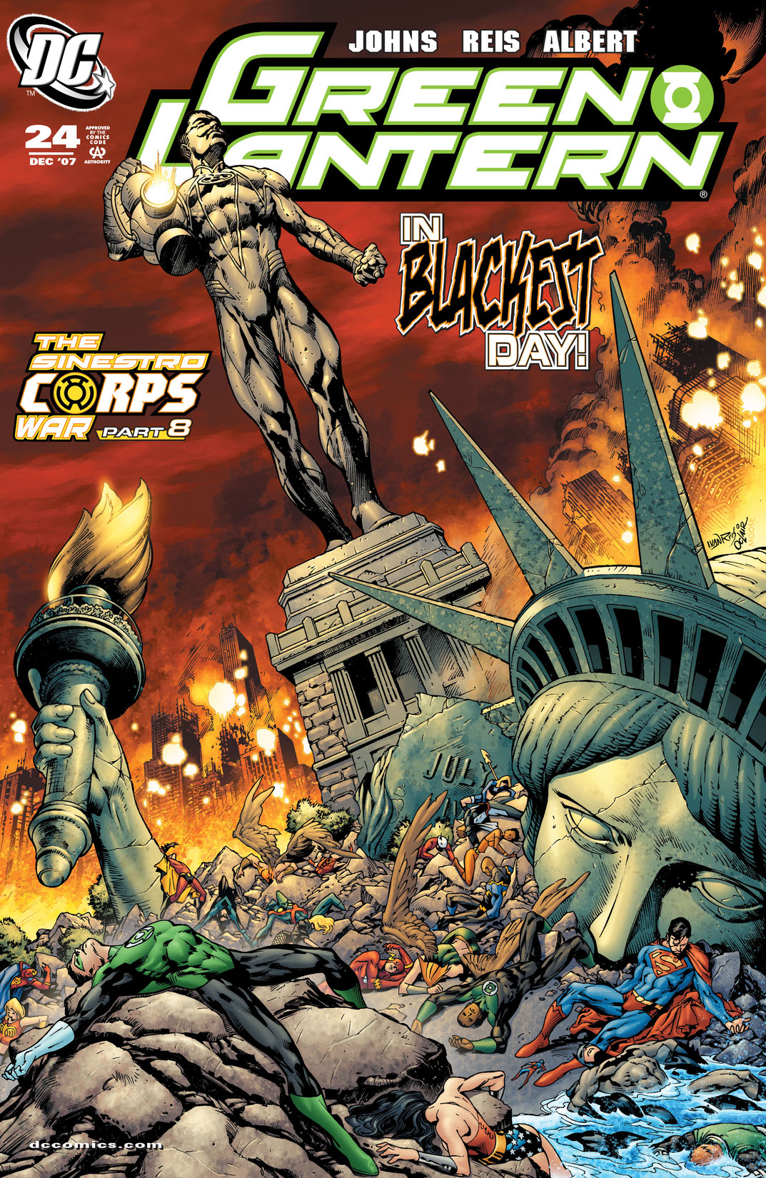Green Lantern (2007-) #24 preview images