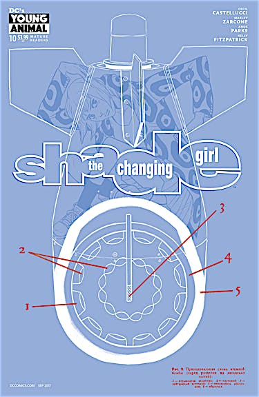 Shade, The Changing Girl #10 preview images