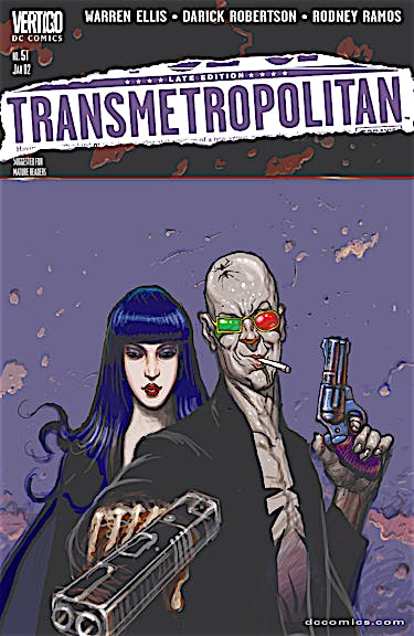 Transmetropolitan #51 preview images