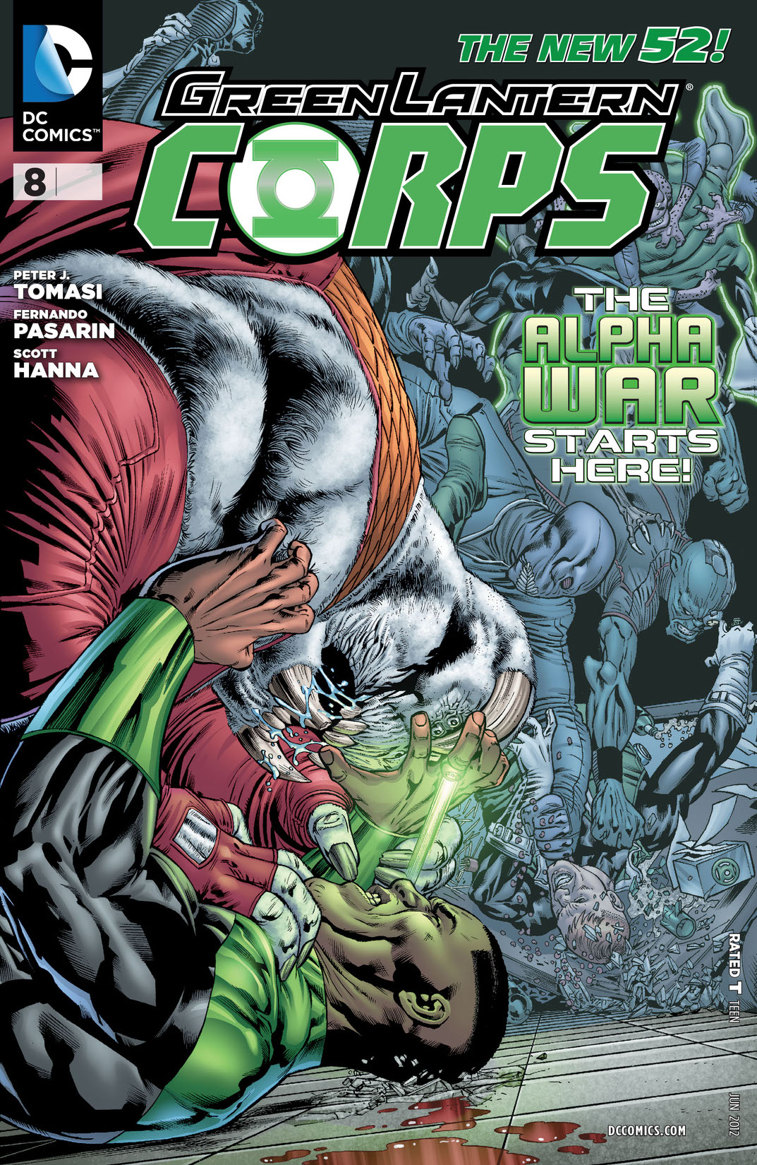 Green Lantern Corps (2011-) #8 preview images