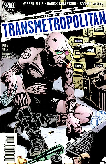 Transmetropolitan #29 preview images