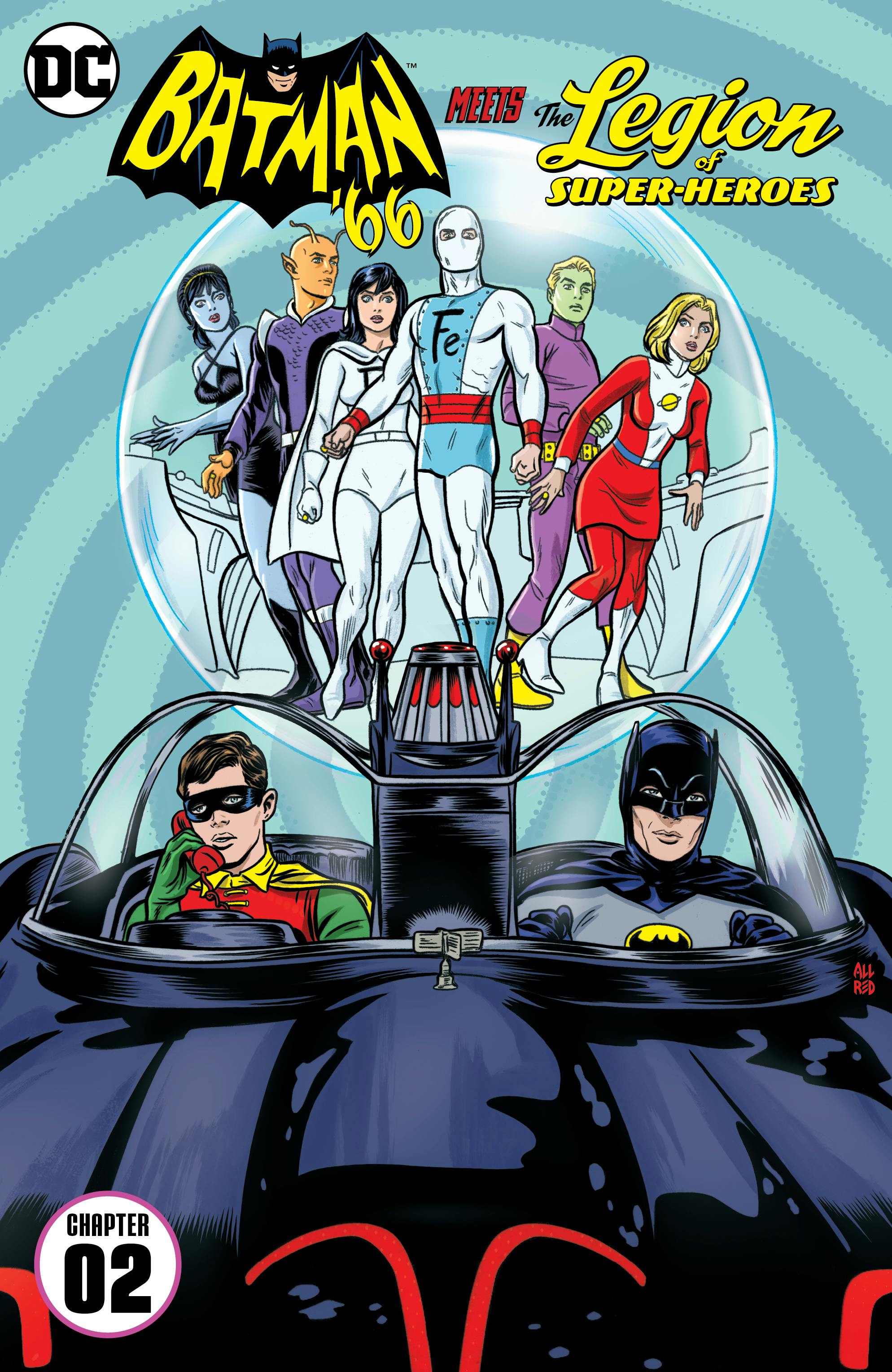 Batman '66 Meets the Legion of Super-Heroes #2 preview images