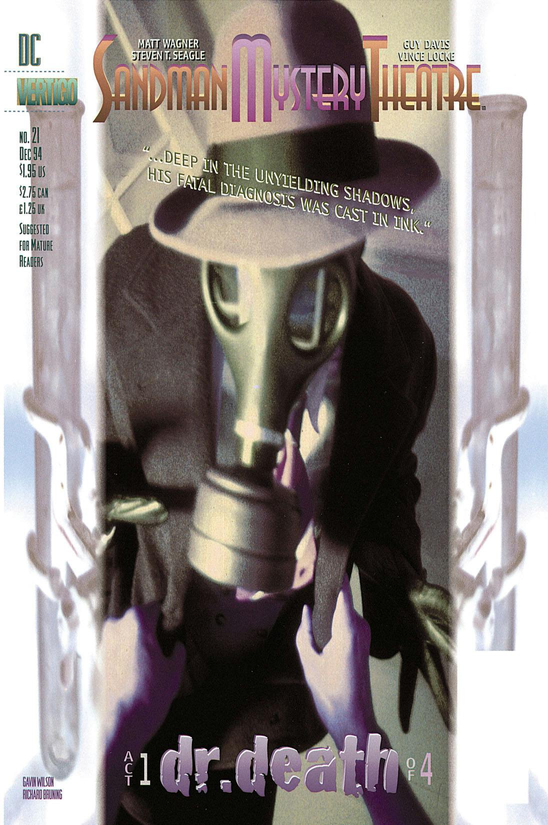 Sandman Mystery Theatre #21 preview images