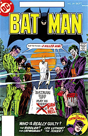 Batman (1940-) #291 preview images