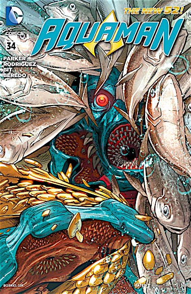 Aquaman (2011-) #34 preview images