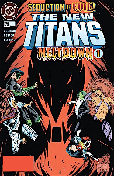 The New Titans #129 preview images