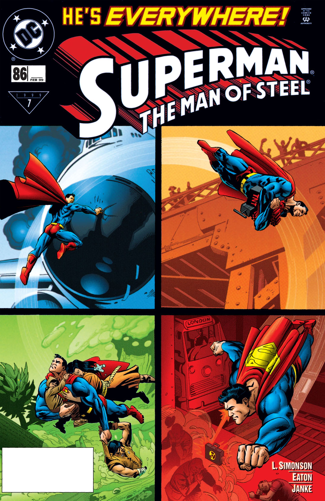 Superman: The Man of Steel #86 preview images