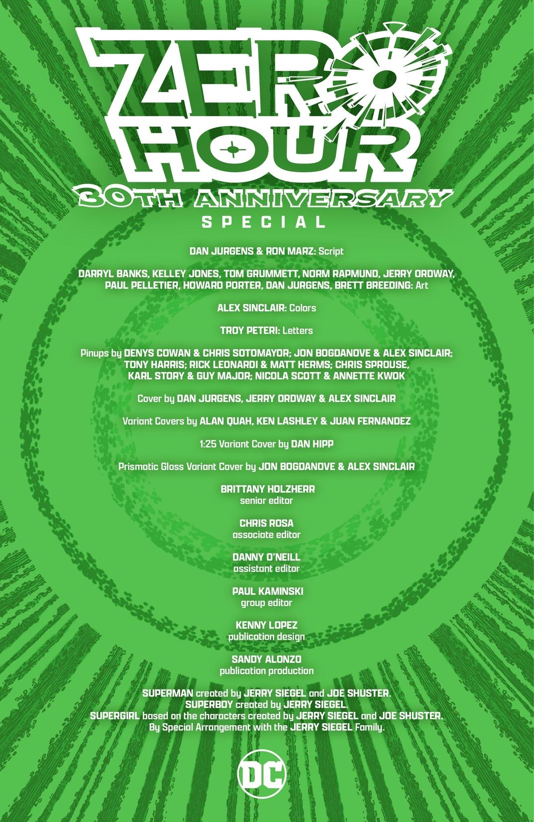 Zero Hour 30th Anniversary Special #1 | DC Comics Issue