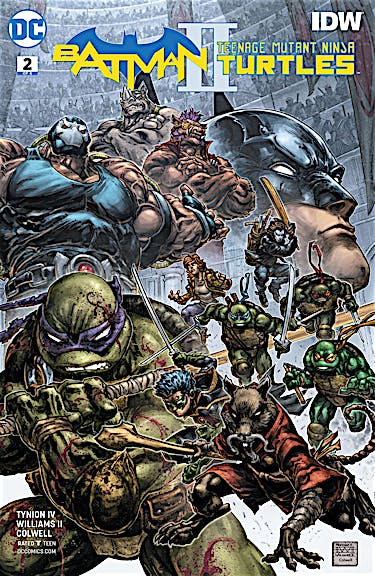 Batman/Teenage Mutant Ninja Turtles II #2 preview images